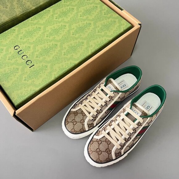 Women’s GG Guccis Tennis Shoes 1977 Sneaker - Picture 1 of 9